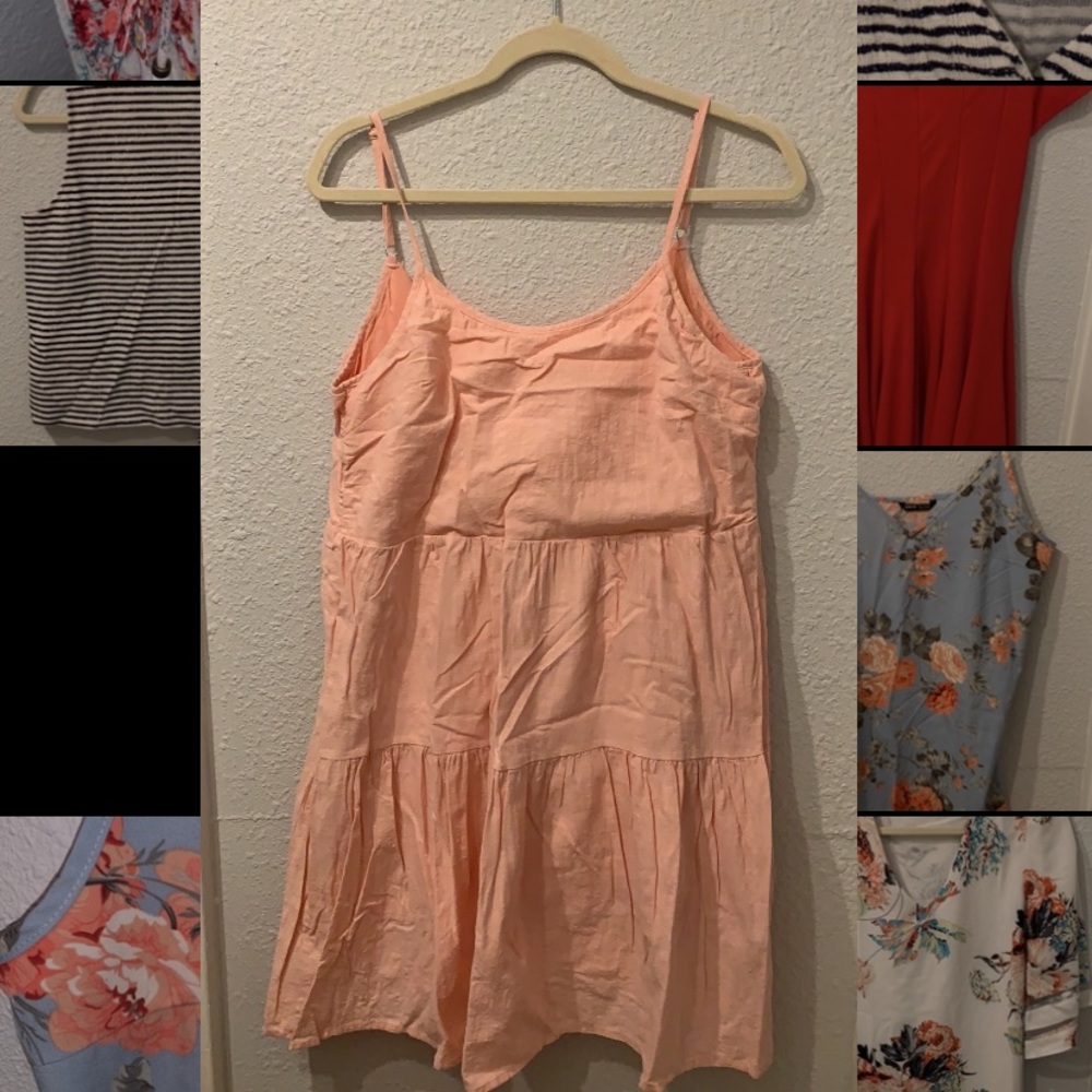 Coral Sun Dress